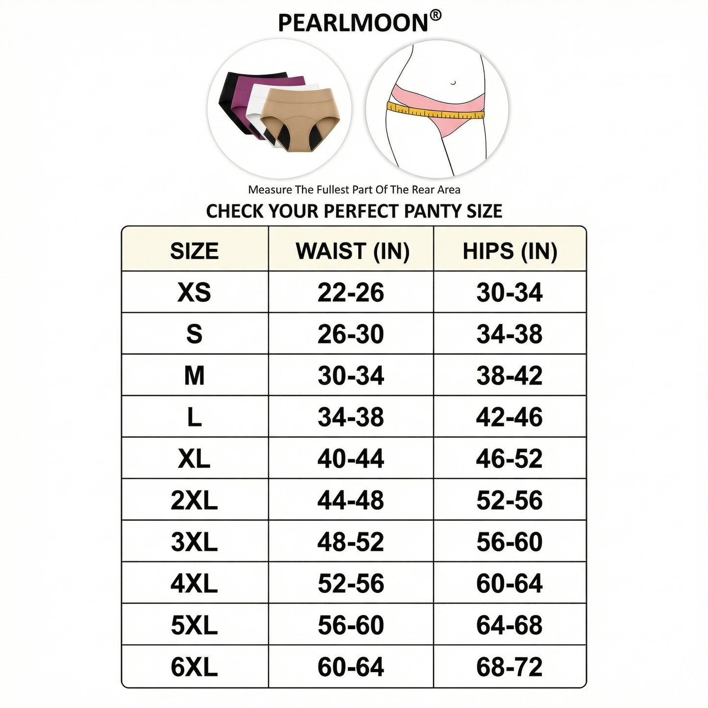 🌸🌸Last Day 80% OFF|PEARLMOON® 100% Leak-Proof Underwear 4-pack